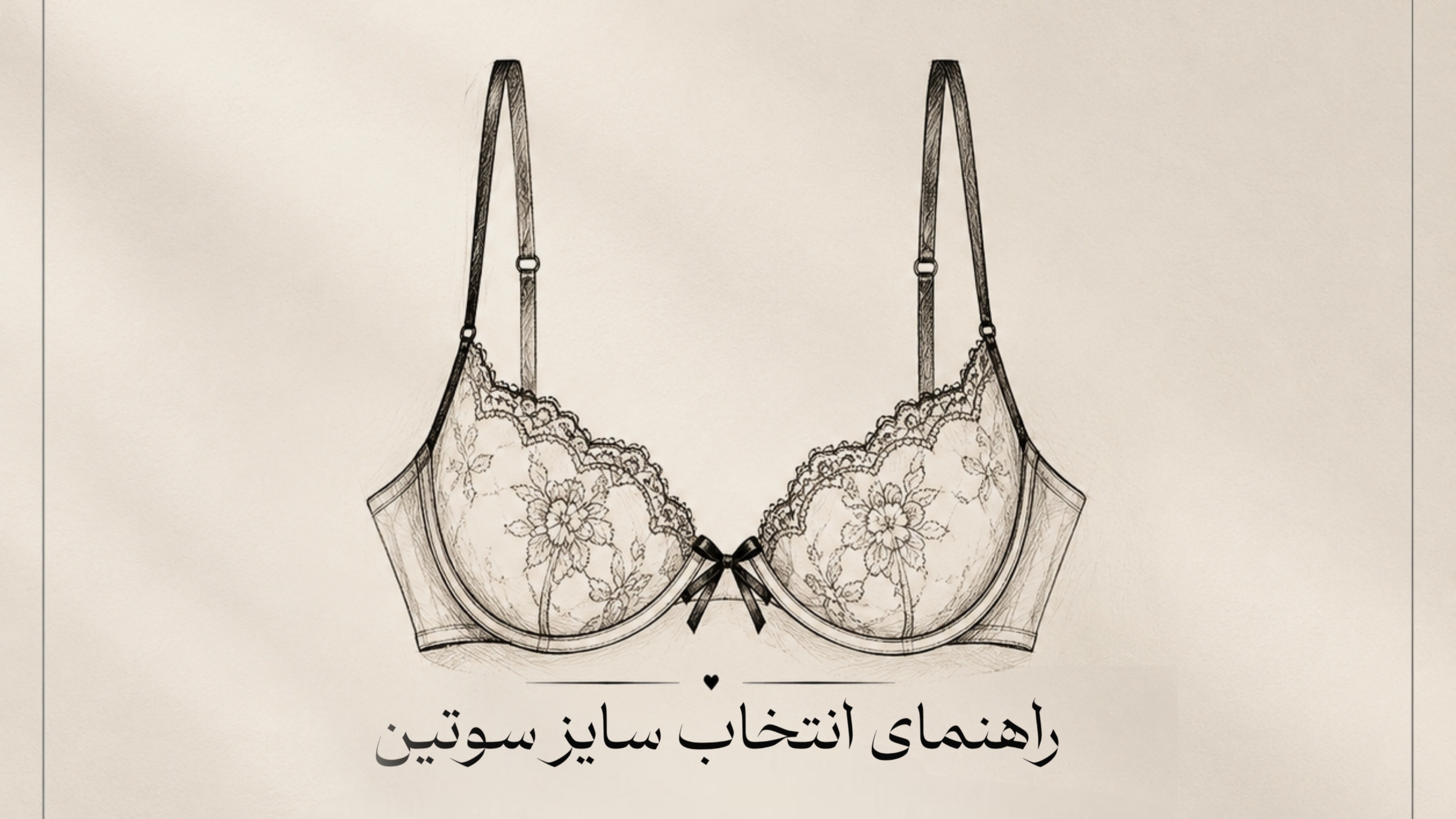 راهنمای انتخاب سایز سوتین