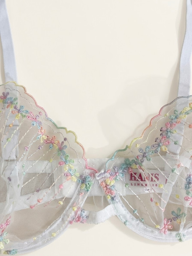 ست شورت و سوتین گلدار رنگی